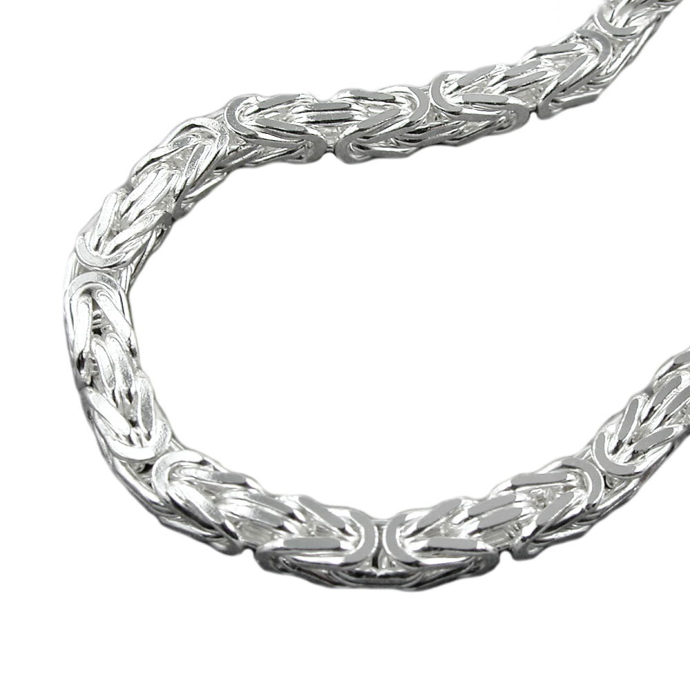 Kuningasketju 925-hopeinen kaulaketju miehelle – 8mm, 80cm