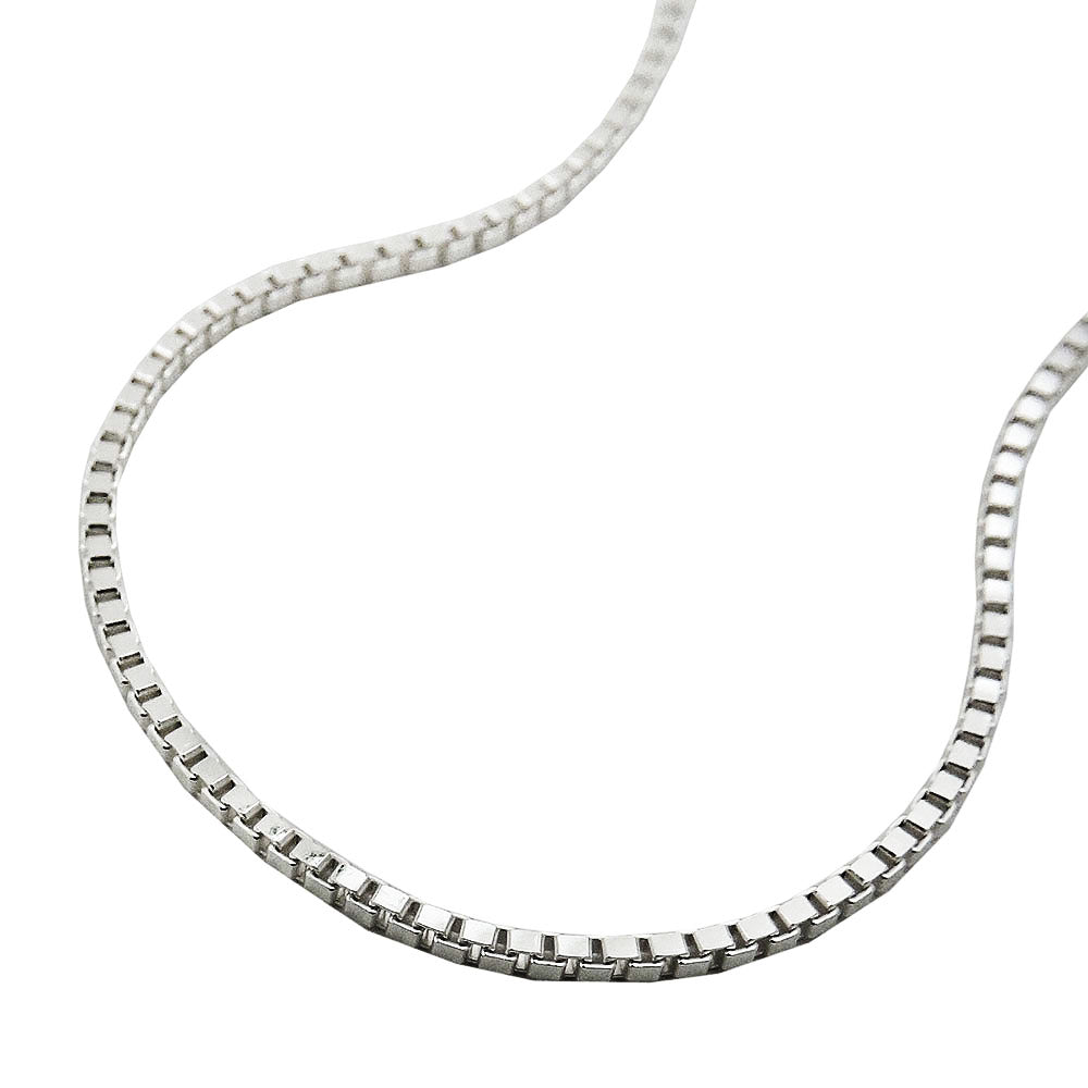 Ohut hopeakaulaketju / Venetsiaketju 1mm 36mm