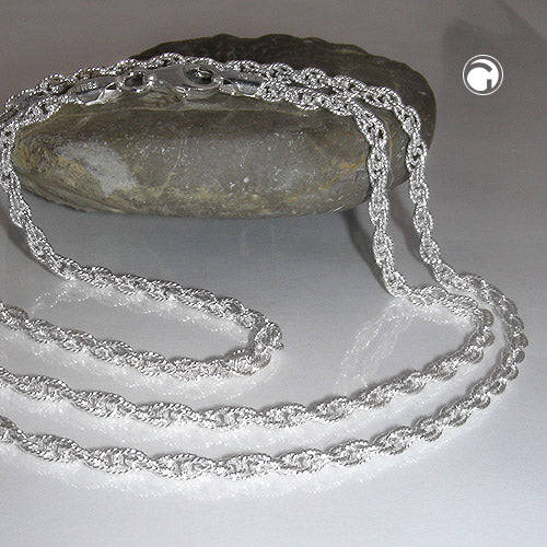 Pitkä hopeakaulaketju / Cordell ketju 3mm 50cm