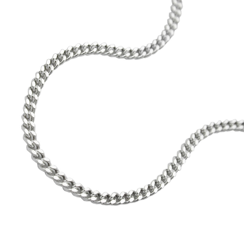 Pitkä hopeakaulaketju / Panssariketju 1,4mm 60cm