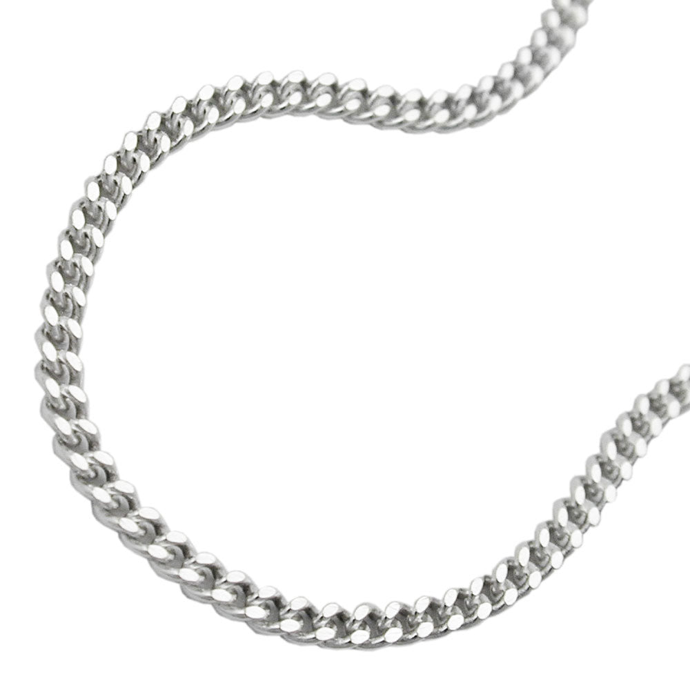 Pitkä hopeakaulaketju / Panssariketju 2mm 60cm
