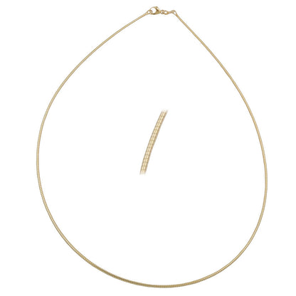 Choker/ kultakaulakoru 0,8mm/42cm 9k