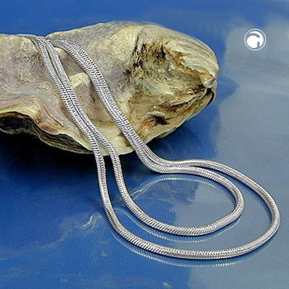 Hopeakaulaketju / Käärmeketju 1,5mm 42cm