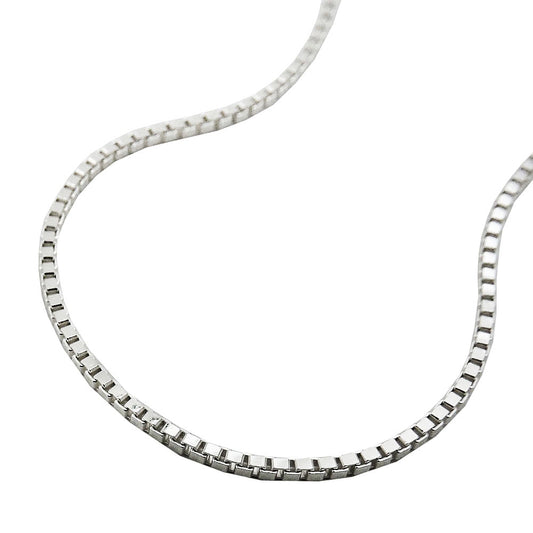 Ohut hopeakaulaketju / Venetsiaketju 1mm 36mm