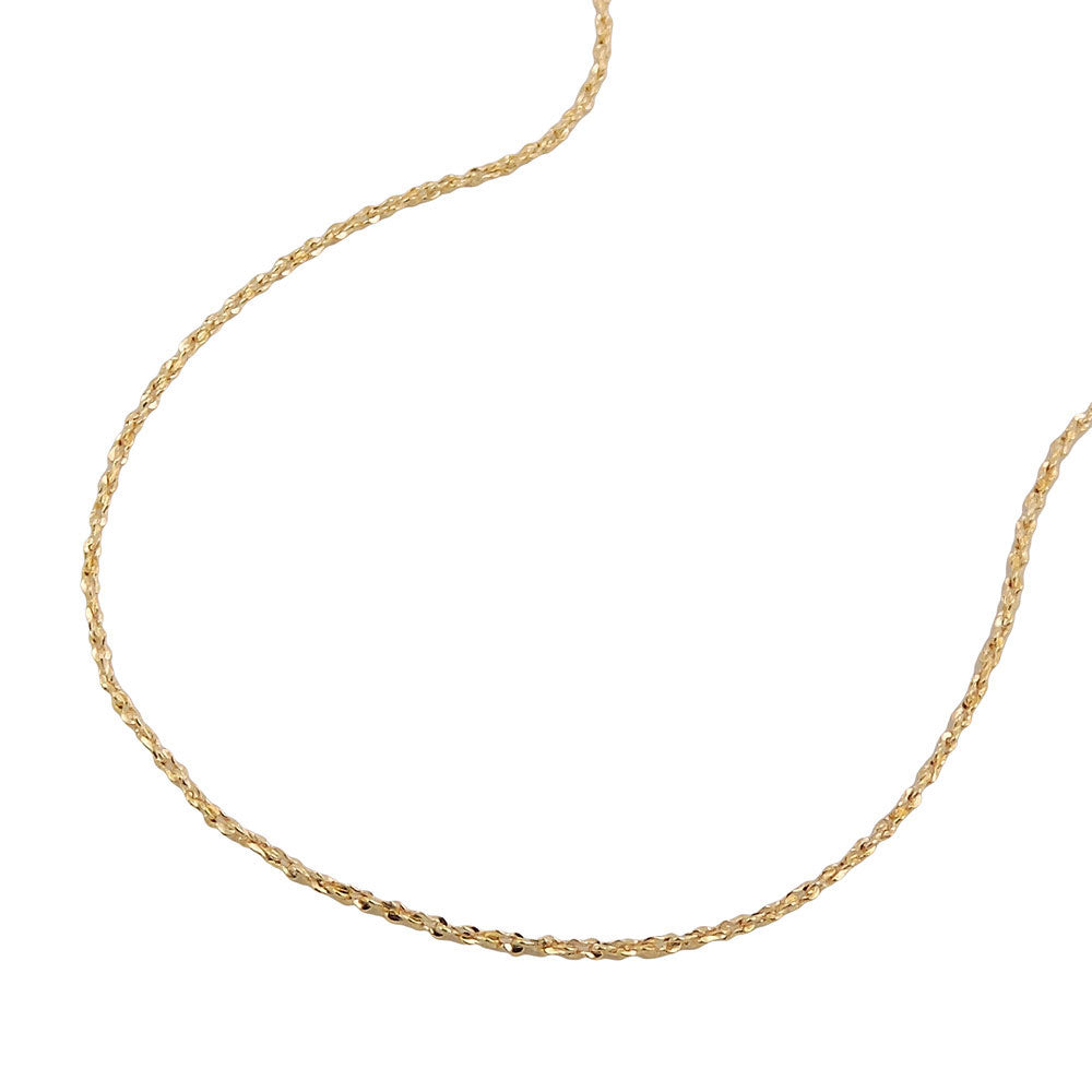 Ohut kultainen kaulaketju 0,6mm/45cm 14k