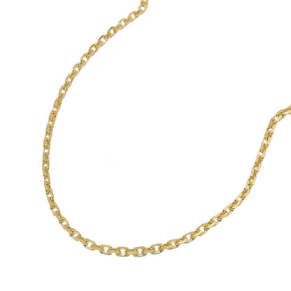 Ohut kultainen kaulaketju / Ankkuriketju 1,3mm/45cm 14k