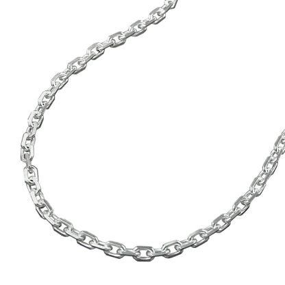 Pitkä hopeakaulaketju / Ankkuriketju 2mm 60cm